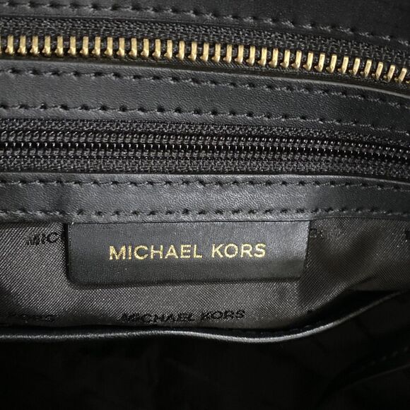 Michael Kors Whitney style black pebbled leather purseshoulder bag tote classic - Picture 9 of 11